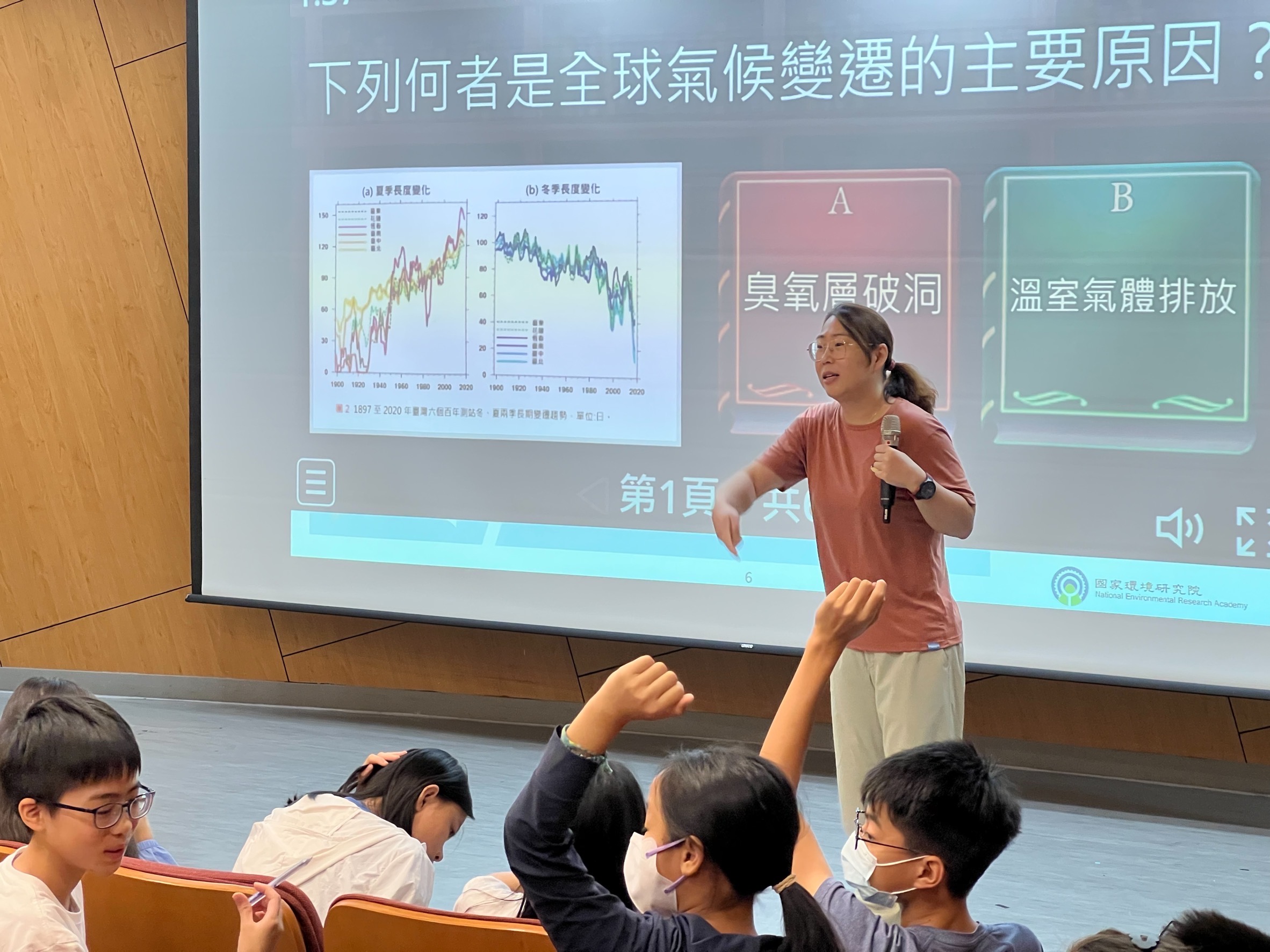 「思樂樂劇場」活動結合劇場教育與環保主題,由曾令羚老師帶領學員,以角色扮演、小組討論與即興創作的方式,發展一場環保行動劇.jpg圖片