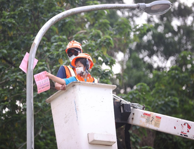 隨手撕廣告還我漂亮電線桿