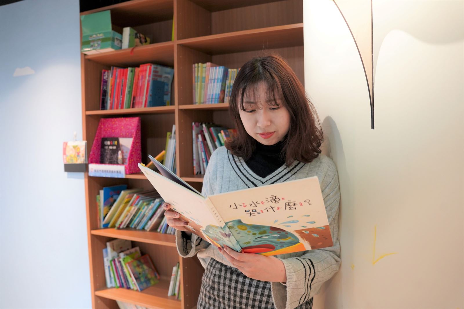 5.濕地故事館迎春換裝，設置「多功能親子故事堡」，讓參訪的大小朋友有舒適空間看故事