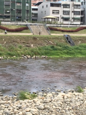 圖一、民眾通報河川變色情形