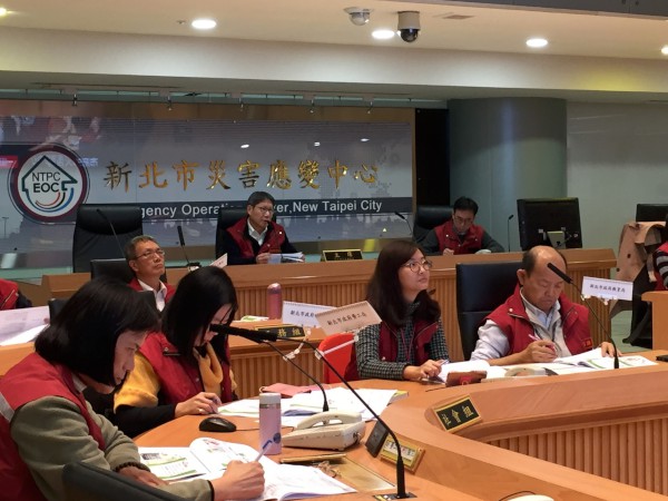 模擬空品不良情況開設指揮中心並由葉惠青副市長擔任總指揮官