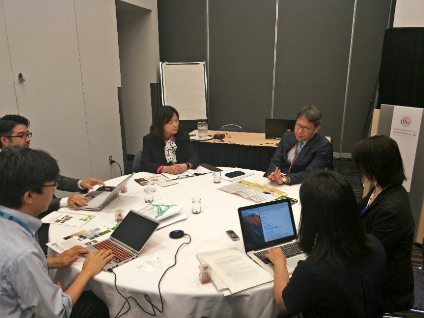 新北市葉副市長接受ICLEI日本辦公是訪談，介紹新北市重要永續施政亮點