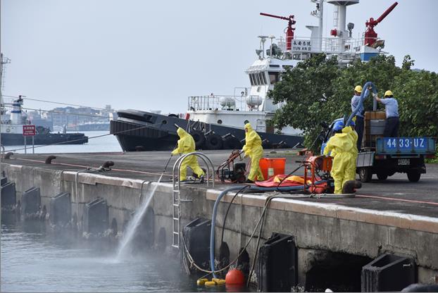 107年度新北市陸源溢油風險熱區海洋油污染緊急應變演練