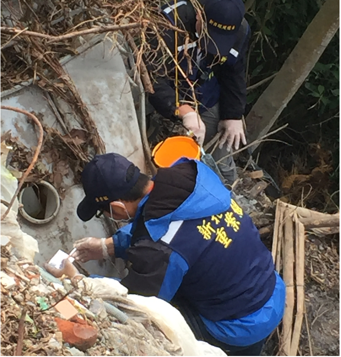 破獲林口多件非法棄置案件、三重電鍍廢水非法排放到污水下水道案件，也破獲了多件破壞國土、非法傾倒廢土的案件